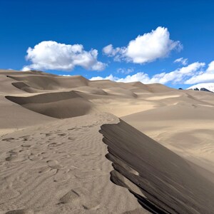 Gold and Shadows of Great Sand Dunes National Park: Canvas / Metal / Acrylic Wall Art