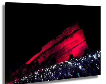 Red Rocks Amphitheater Print: Colorado Concert Venue Wall Art