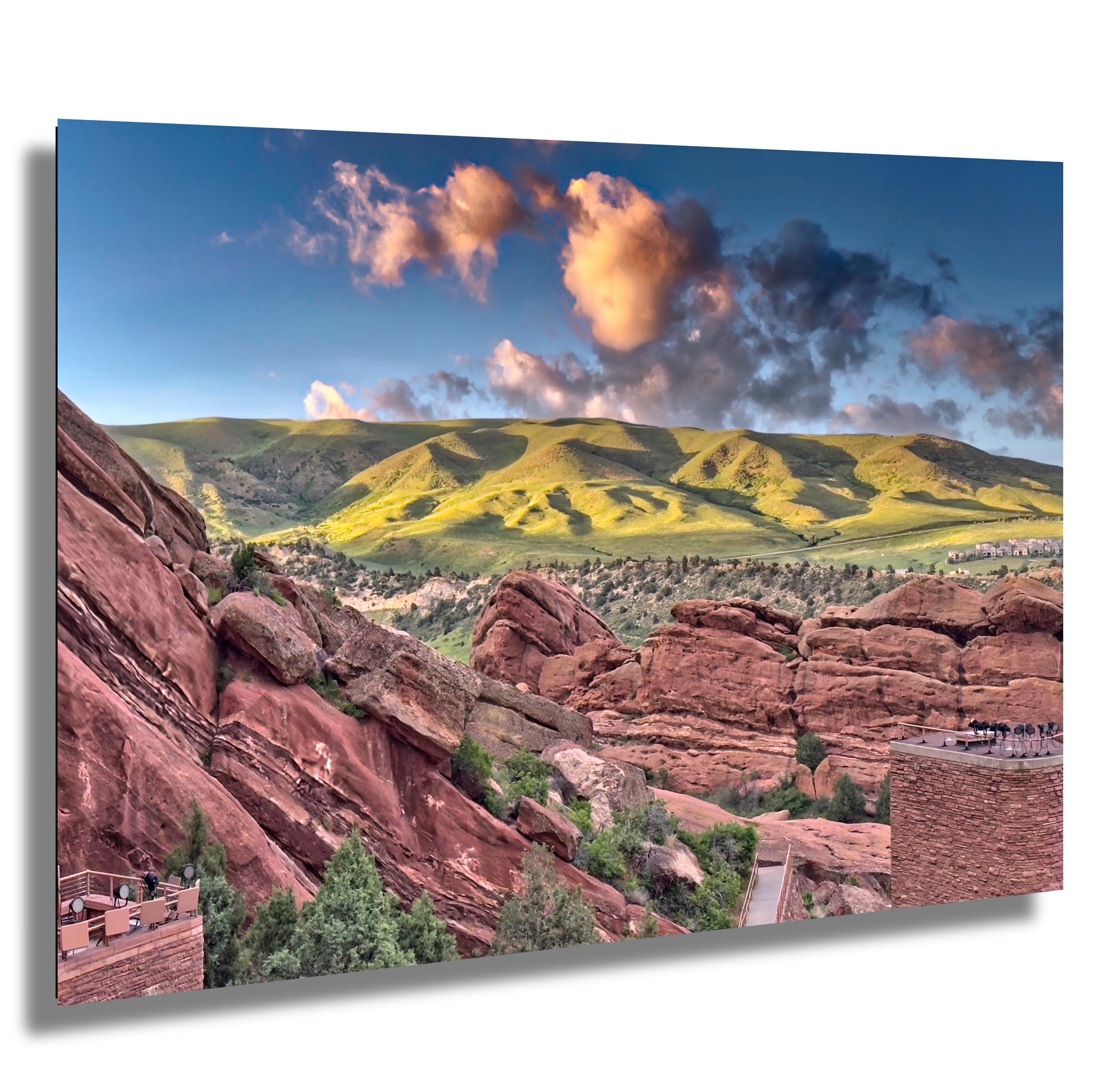Red Rocks Amphitheater Sunset Photo: Colorado Landscape Art Print - Etsy