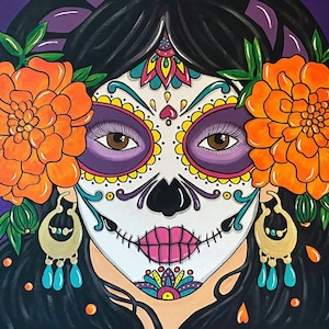 Day of the Dead / Día de los Muertos: Canvas / Metal / Acrylic Wall Art Poster Print