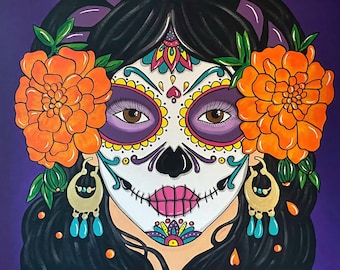 Day of the Dead / Día de los Muertos: Canvas / Metal / Acrylic Wall Art Poster Print