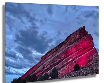 Red Rocks Amphitheater Print: Ship Rock, Colorado Wall Art