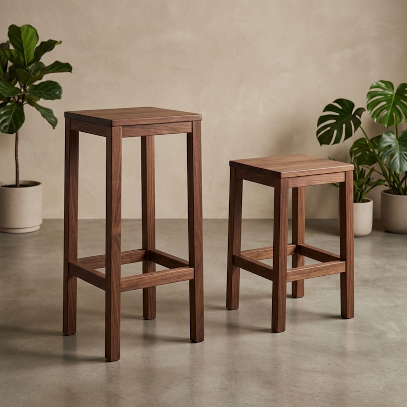 DIY Outdoor Barstool Plans | Wooden Bar Stool Plans PDF | Counter Height Chair Build Guide