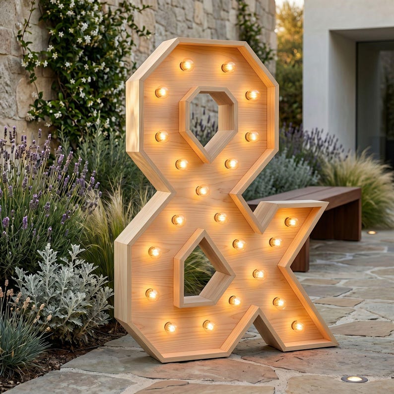 4ft Marquee Letter & Template PDF | Diy Giant Light Up Letter Svg, Dxf, Pdf Blueprint