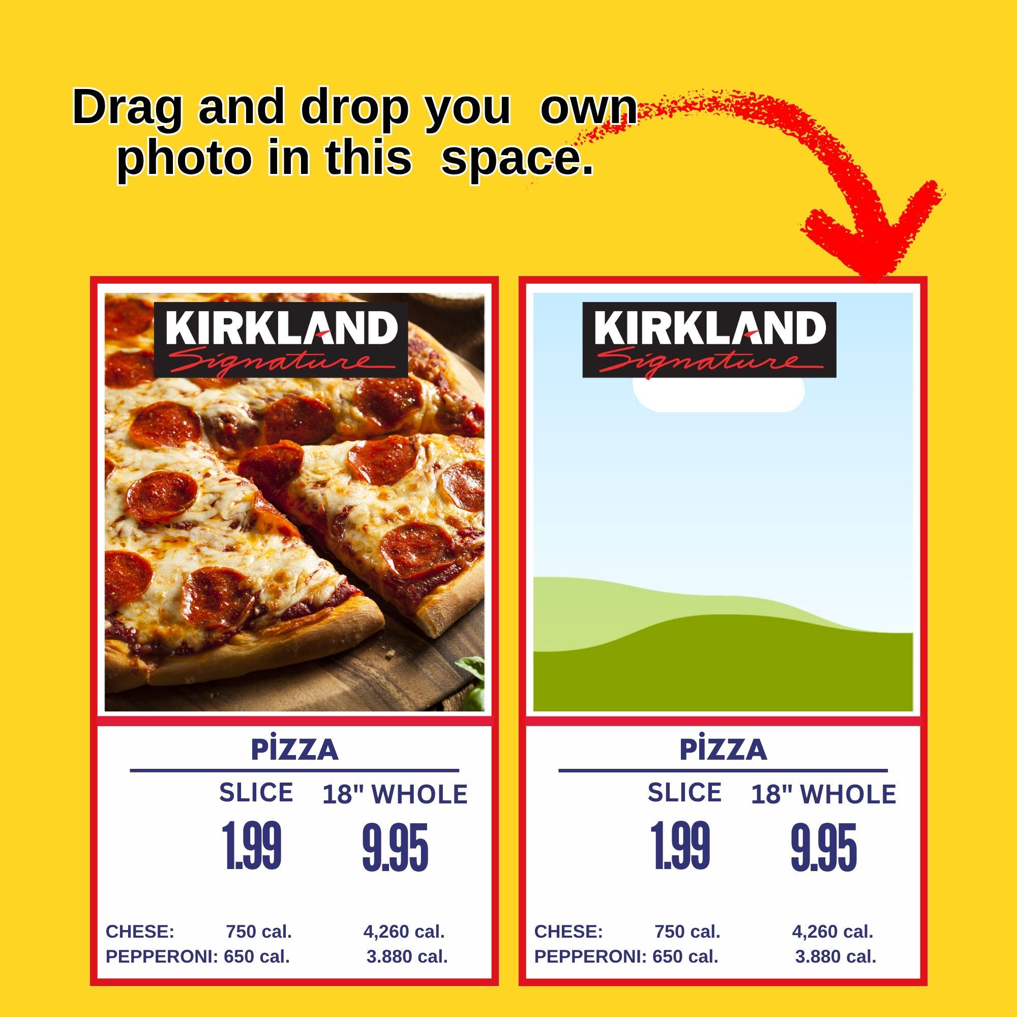 Costco Food Court Sign | Printable Menu, Price Tag (Digital Download) - Kitchen Cart - Cart for Business DIY Plans