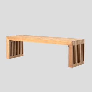 Simple Bench Plans |  2x4 lumber Patio Furniture | Garden Bench | Solid Wood Bench | Outdoor Furniture Woodworking Plans | Deck Furniture