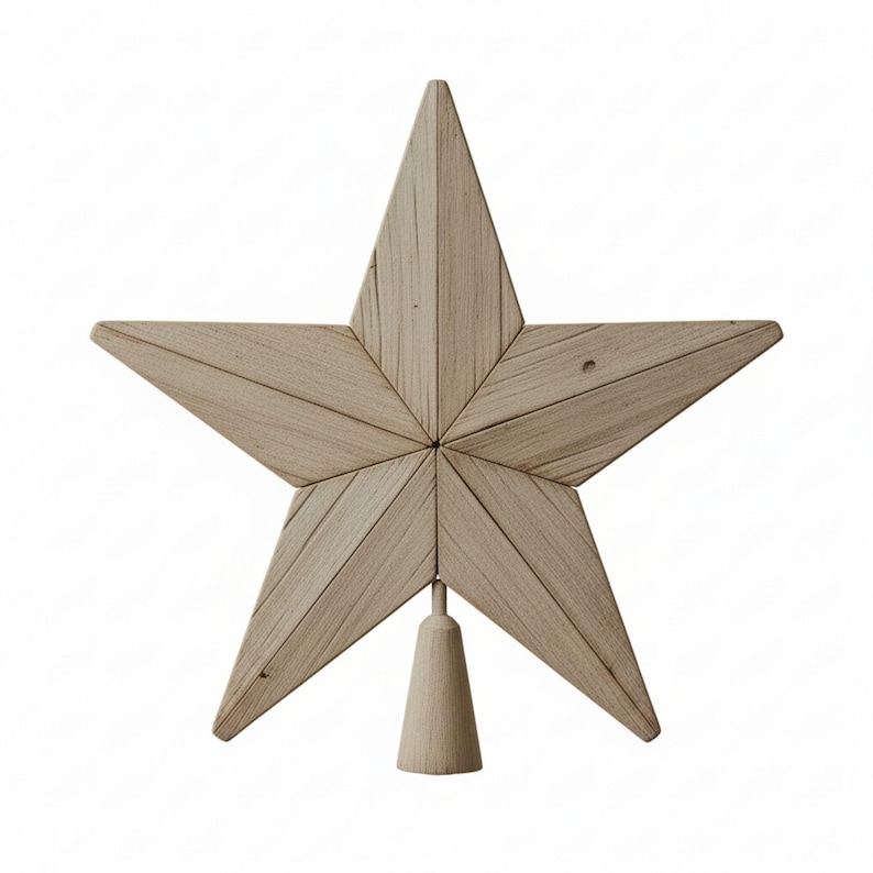 Christmas Tree Topper Star | DIY Wooden Tree Topper Plans | Rustic Christmas Tree Topper | Barnwood Tree Topper (Digital Download)