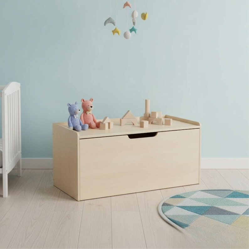 DIY Toy Chest Bench Plans: Wooden Storage Furniture (Digital Download)