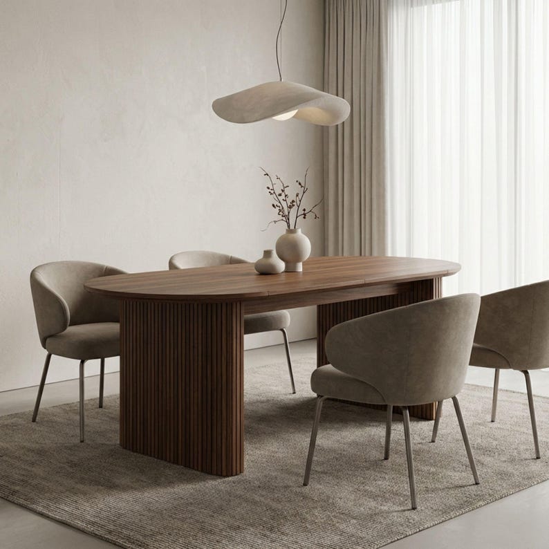 Oval Dining Table Plans | Modern Farmhouse Woodworking (Digital PDF Download)