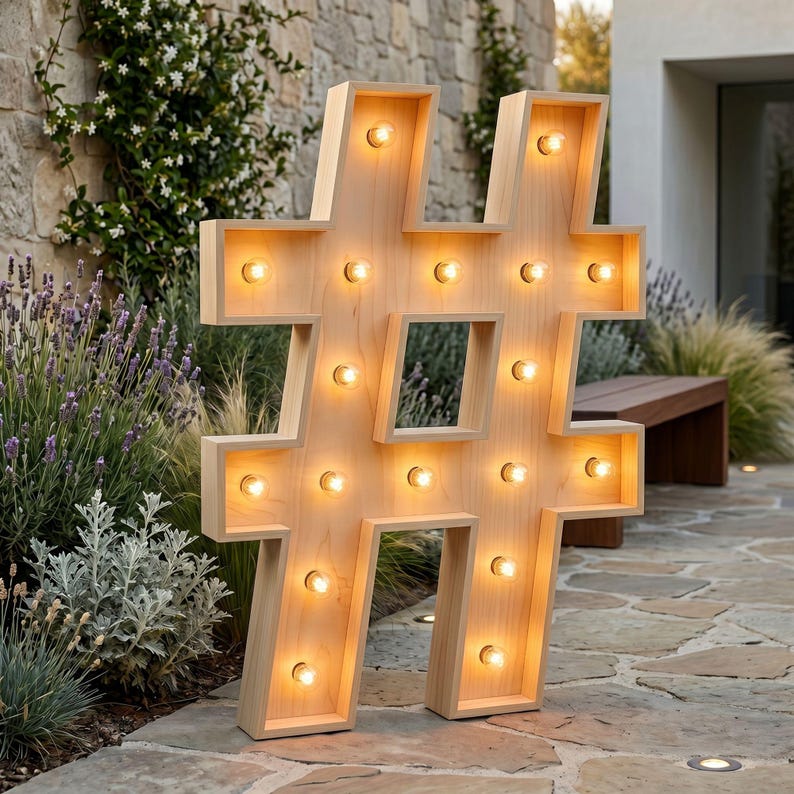 4ft Marquee Letter # Template PDF | Diy Giant Light Up Letter Svg, Dxf, Pdf Blueprint