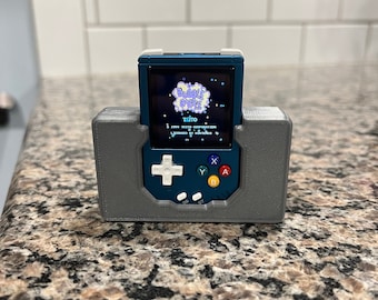 Anbernic RGnano RG Nano Retro Handheld Flip’N’Grip Case / Grip / Controller / Charging Base / Dock / Stand - Dual Color Option