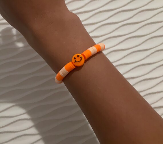 Neon orange bracelet clearance