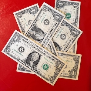 STAR NOTES Fancy Serial Number Off-center Ink Error  2017 US One Dollars Federal Reserve Collectable Notaphilist Star Note * choose one