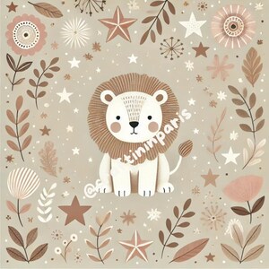Nature wall art, kids room wall decor, vintage nursery art, room decor, animals for kids