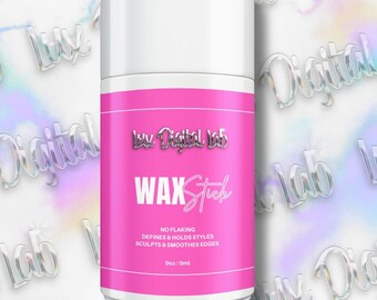 Editable PINK Wax Stick Label Template