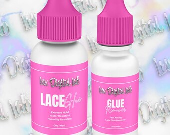 Lace Glue/Remover Label Template