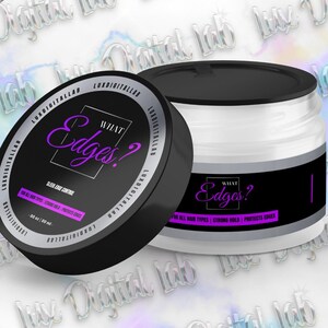 Silver Accents Edge Control Label Template