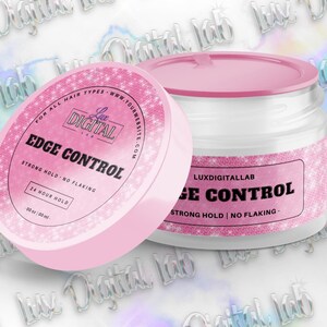 Pink Diamond Edge Control Etikettenvorlage