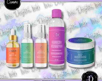 40 Colorful Gradient Product Label Templates Set