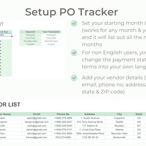 Purchase Order Tracker for Small Business – Track Delivery & Payments ...