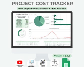 Seguimiento de costos de proyectos / Gestión de proyectos / Contabilidad / Hojas de cálculo de Google