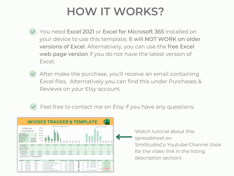 Small Business Essential Bundle | Invoice Tracker | Job Estimate ...