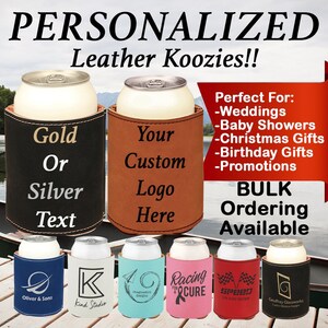 Vinyl Koozie with Leather Holder – Last Exit Goods
