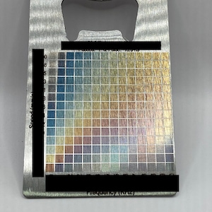 HERZIENE MOPA Color Lightburn-testbestanden voor lasergravure Kleurgloeien op roestvrij staal / titanium Alleen voor 20w 120w MOPA-lasers afbeelding 1