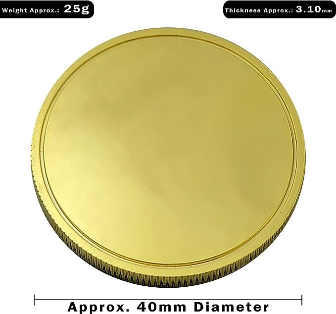 Engrave Your Own Gold Coins Personalized Engraved Gold Etsy