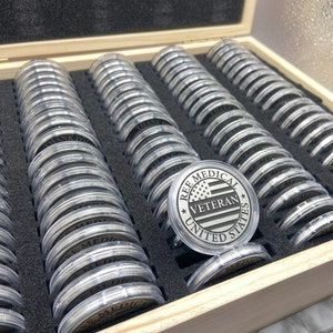 Monedas de plata y zinc personalizadas a granel de 1,5" – Monedas de desafío grabadas personalizadas para promociones, premios y obsequios corporativos