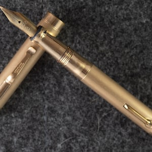 Restored Wahl Gold-Filled Colonial Fountain Pen - c. 1920s - Wahl #3 14k Nib - Vintage Fountain Pen