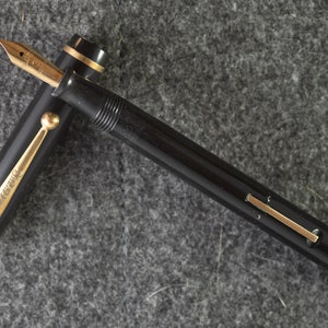 Restored Sheaffer 3-25 Full Size, Flat Top - Black - 14k nib