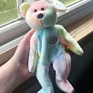TY, Vintage Beanie Baby, B.B Bear, Birthday Collector&#39;s Item, Rare, Memorabilia, Antique
