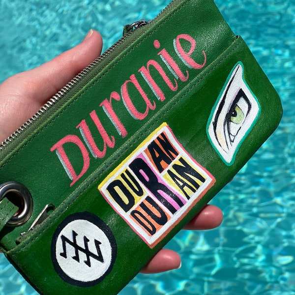 Duran Duran Hand Painted “Badges and Patches” Purse
