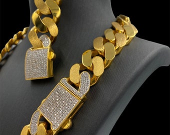 21k Cuban Link - Etsy