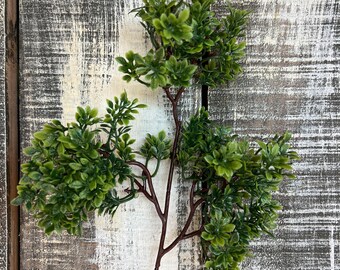 Greenery leaf stem, 16” artificial stem, wreath supplies, table arrangement