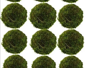 Moss ball, Natural Moss Balls, Decorative balls, Moss Covered Balls,  Centerpiece deco,  Basket decorative, tiered tray deco, Bowl Filler