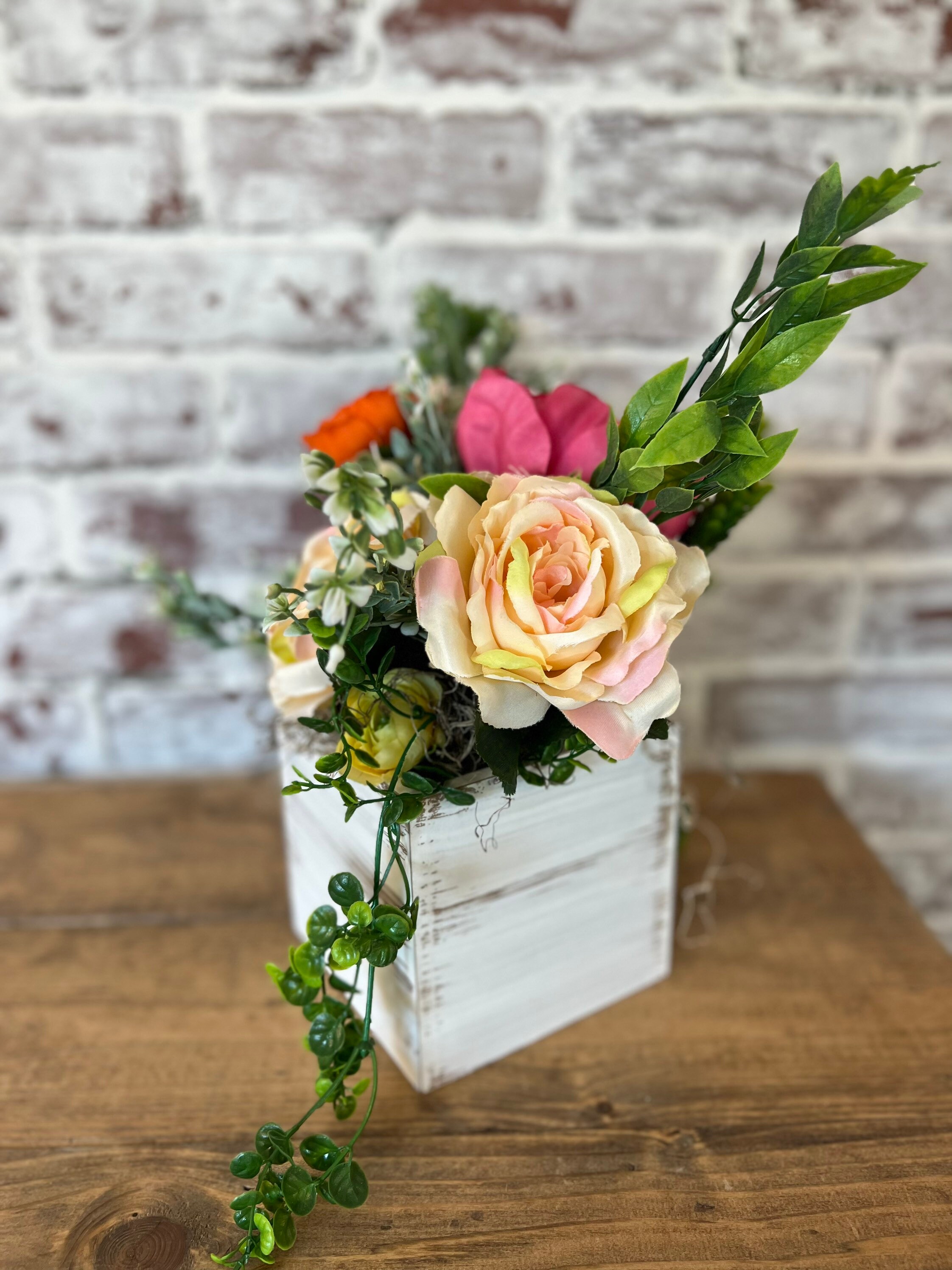 Spring Floral Arrangement, Spring Mix Centerpiece, Flower