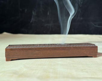 Vintage copper Buddha Censer Incense Burner Unique Ritual  Incense holder,Tibet culture Brass Ash catcher censer Buddhism Insense meditation