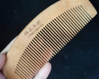 1 Stück Naturholz Tasche Bartkamm Holzkämme für Barthaar Schnurrbart Männer Frauen, umweltfreundliche Pflegelösung antistatisch.