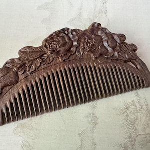 Handmade Comb wooden combs for Beard Hair Mustache Men & Women,Travel-Friendly, Eco-Friendly Grooming Solution Anti-static comb craft S20056