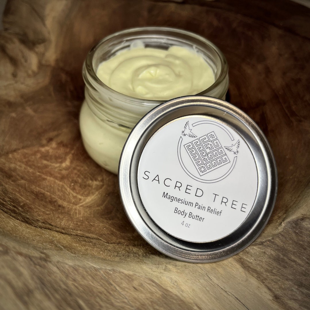 Handmade Magnesium Pain Relief Body Butter Magnesium and White Willow Bark Relief Body Butter Etsy