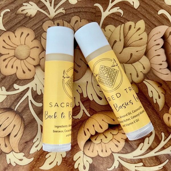 Back to Basics Lip Balm + Handmade lip balm + Handmade Chapstick