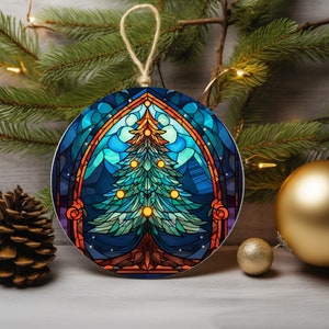 Christmas Leafy Tree Ornament Decor, Christmas Celebration Ornament, Round Ornament, Gift Exchange, Xmas Balls Tree Gift, Christmas Decor
