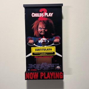VHS Movie Wall / Tabletop Display “ NOW PLAYING “ custom can me made to order with different colors