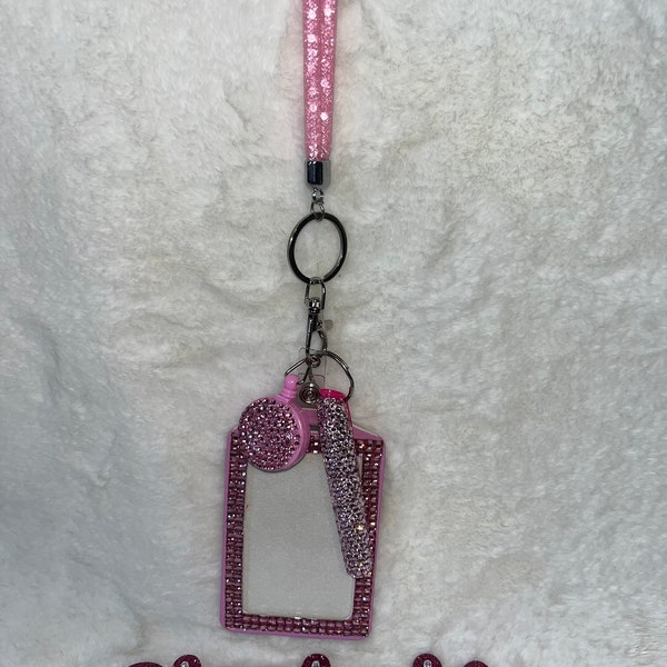 Bling Badge Holder Etsy