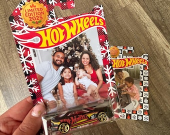 Personalized Hot Wheels Car Gift - Custom HotWheels Backing - Custom Hot Wheels Packaging - Christmas Gift for Dad