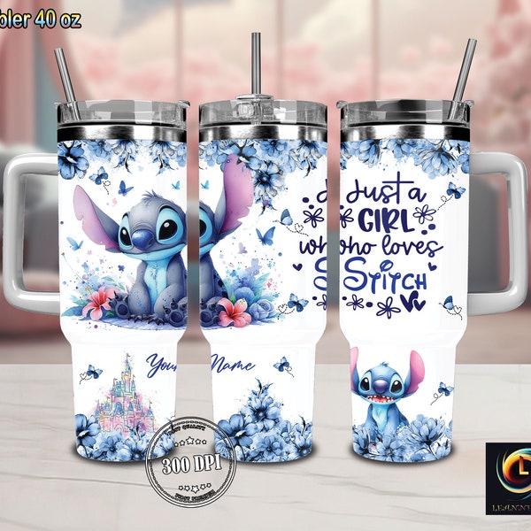 Cartoon Character 40oz Tumbler Wrap Sublimation Designs, 40oz Cartoon Tumbler Template Png, Flowers and butterflies, Digital Download