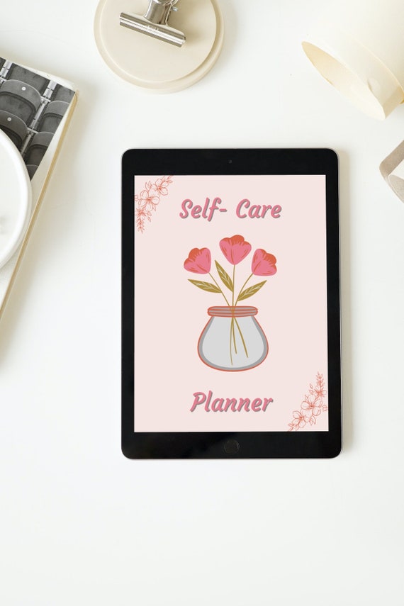 Digital Self Care Planner, Health Tracker (Digital Download)