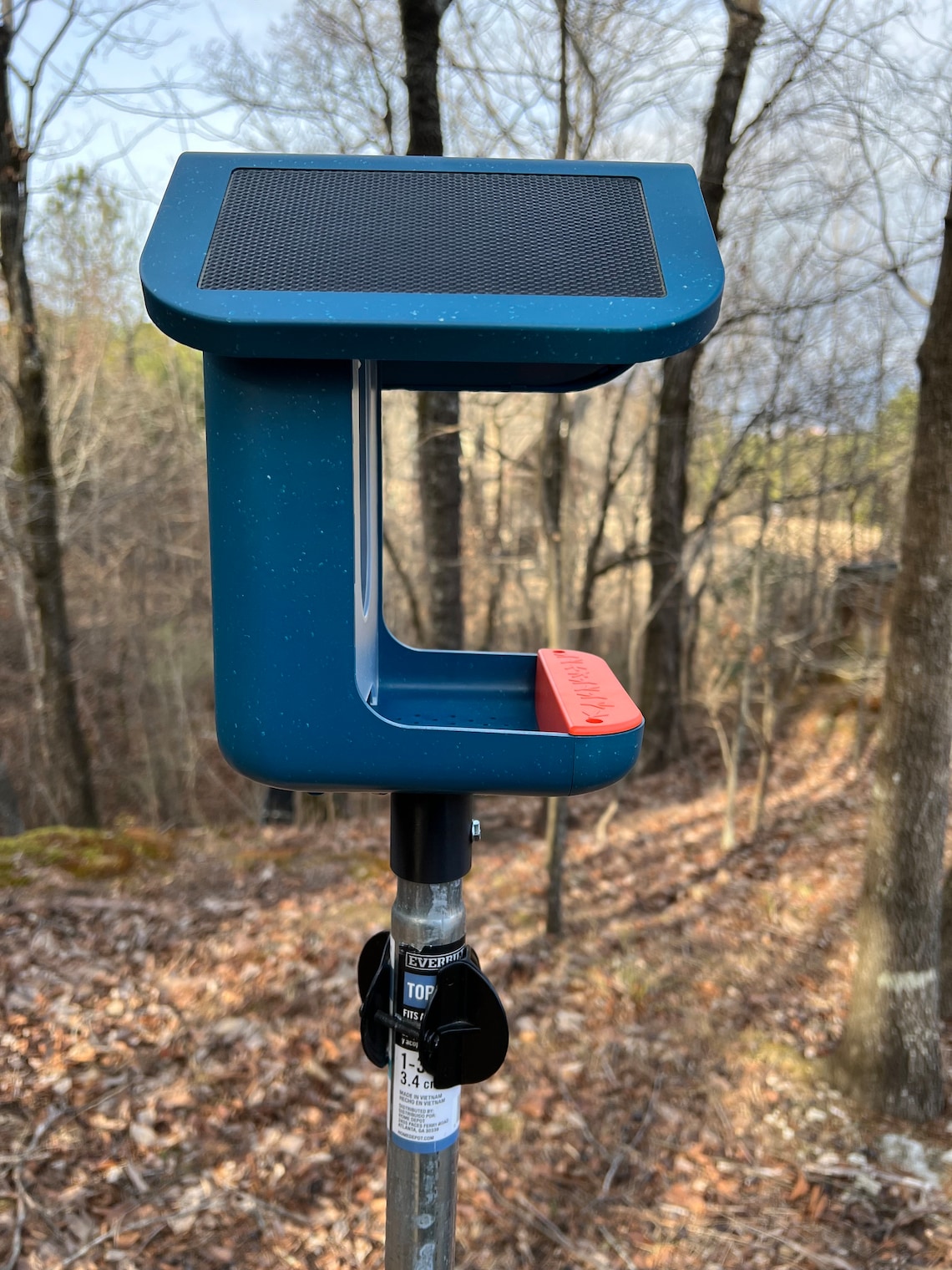 Bird Buddy Pole Mount Adapter Mount for Attaching Bird Feeder to Galvanized Steel Pole Pole